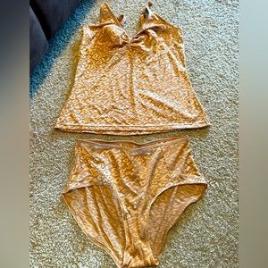 Ruby Ribbon Allure Cami and Panty